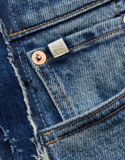 AE77 Premium Bootcut Crop Jean