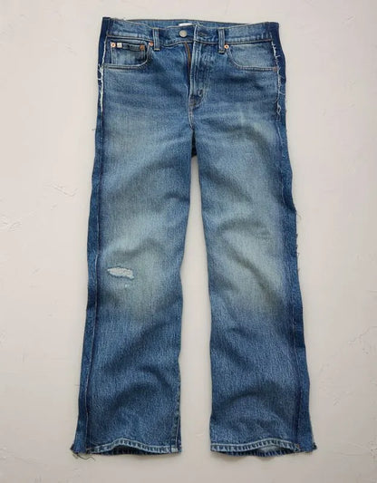 AE77 Premium Bootcut Crop Jean