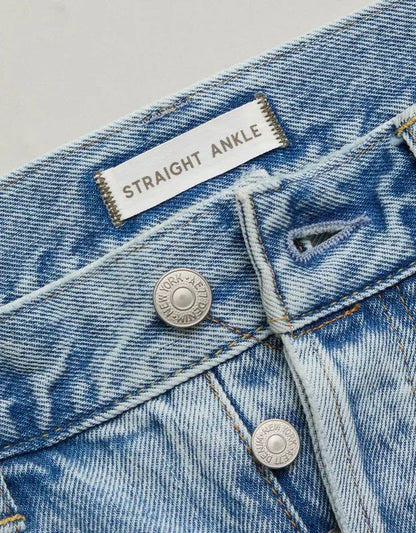 AE77 Premium Straight Ankle Jean