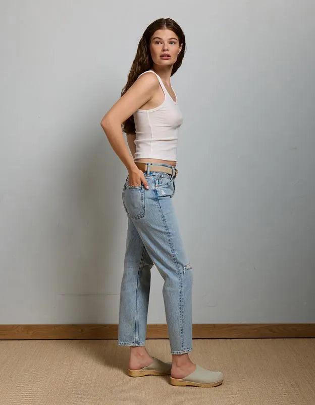 AE77 Premium Straight Ankle Jean