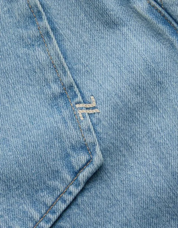 AE77 Premium Wide Crop Cuff Jean