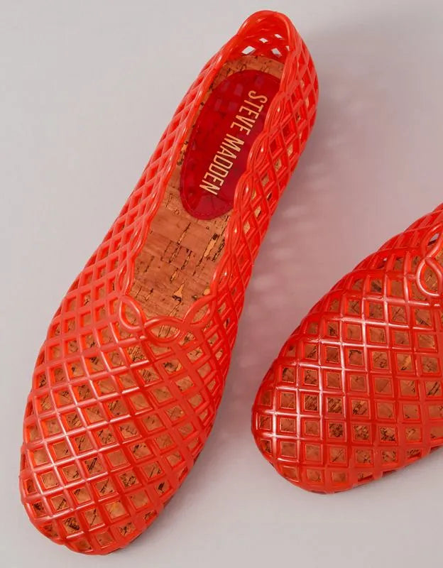 Steve Madden Grove Clear Jelly Flat