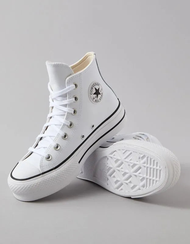 Converse Chuck Taylor Leather All Star Platform Lift High-Top Sneaker