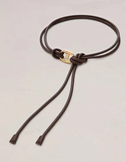 AE77 Leather Loop Belt