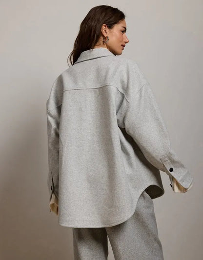 AE77 Oversized Shacket