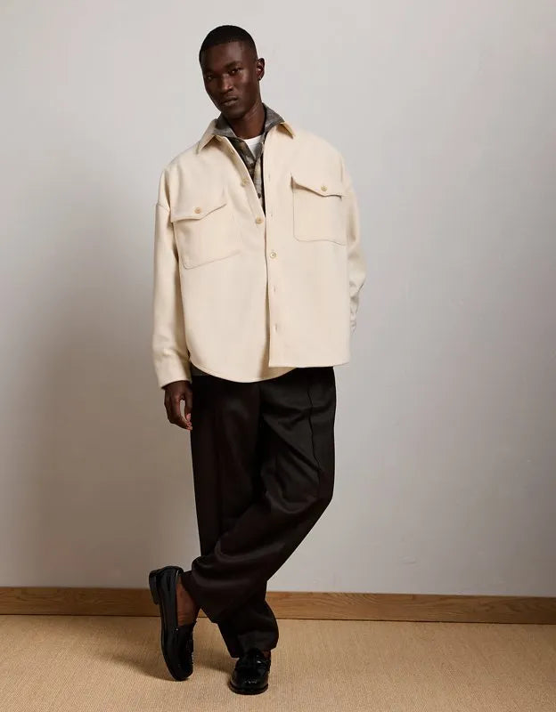 AE77 Oversized Shacket
