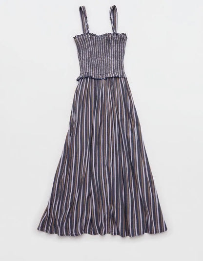 Aerie At The Barre Smocked Dress