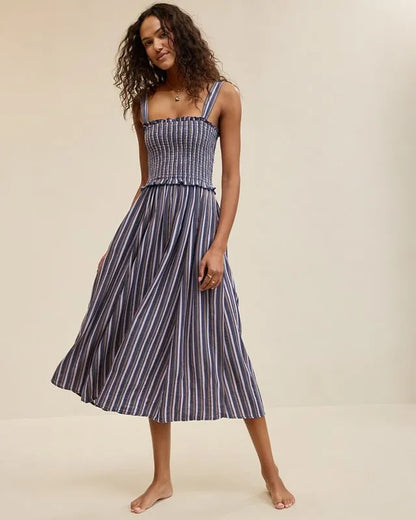 Aerie At The Barre Smocked Dress