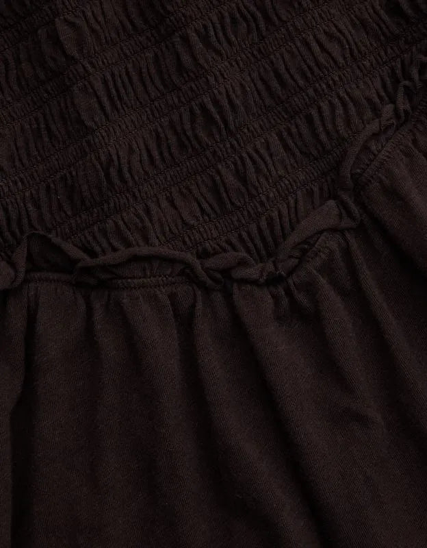 Aerie Happiest Smocked Mini Dress