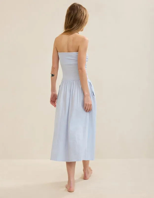 Aerie Happiest Tube Midi Dress