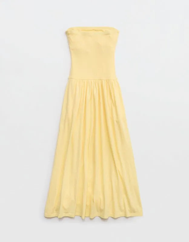 Aerie Happiest Tube Midi Dress
