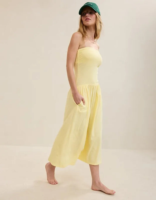 Aerie Happiest Tube Midi Dress