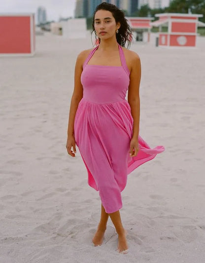 Aerie At The Barre Halter Dress