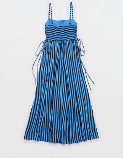 Aerie Happy & Drapey Lace Up Dress