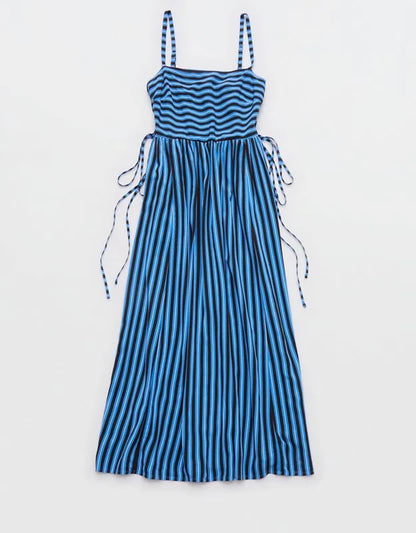 Aerie Happy & Drapey Lace Up Dress