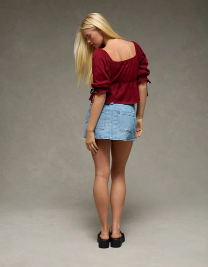 AE Stretch Low-Rise Micro Skort