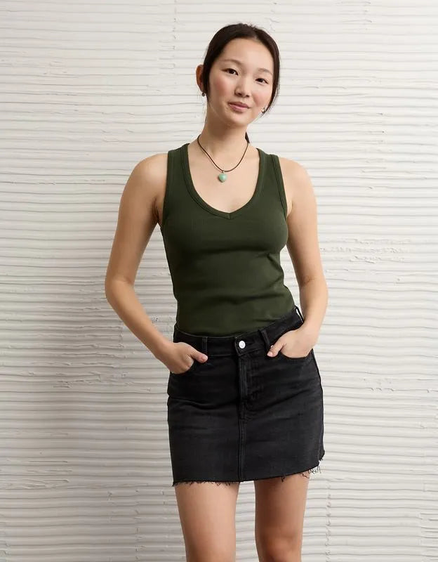 AE Stretch High-Waisted Perfect Mini Skirt