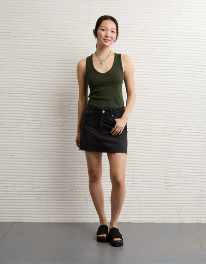AE Stretch High-Waisted Perfect Mini Skirt