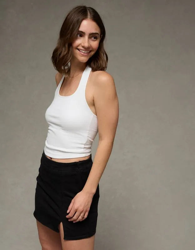 AE Next Level Denim It Knit Mini Skirt