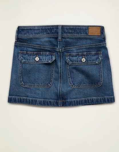 AE Low-Rise A-Line Mini Skirt
