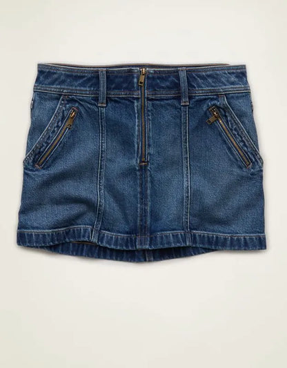 AE Low-Rise A-Line Mini Skirt