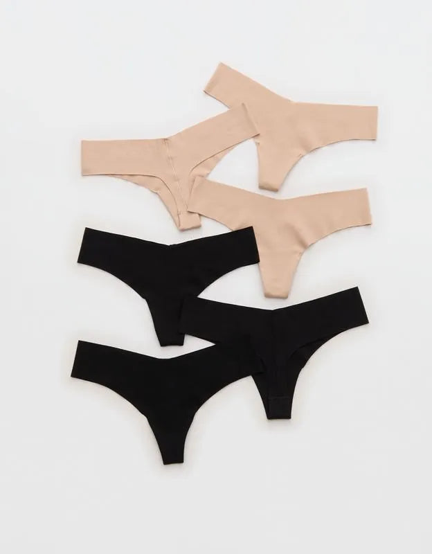 Superchill No Show Cotton Thong Underwear 6-Pack