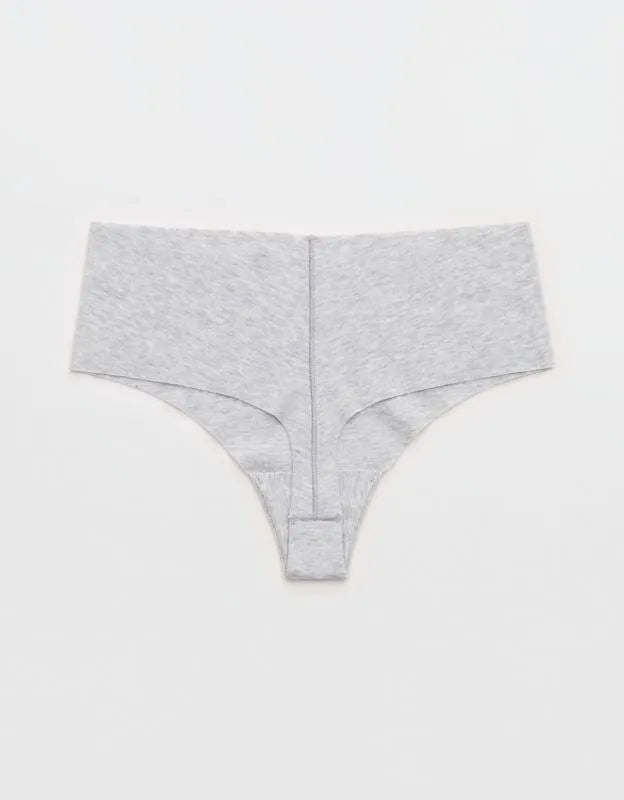 Superchill No Show Cotton Mid Rise Thong Underwear