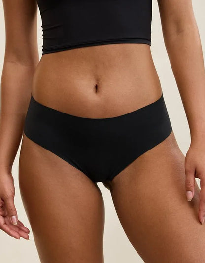 SMOOTHEZ No Show Mid Rise Thong Underwear