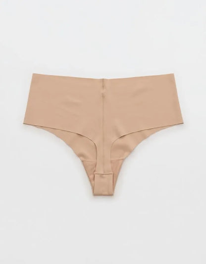 SMOOTHEZ No Show Mid Rise Thong Underwear