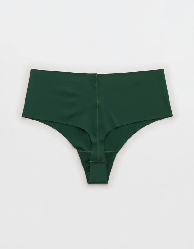 SMOOTHEZ No Show Mid Rise Thong Underwear
