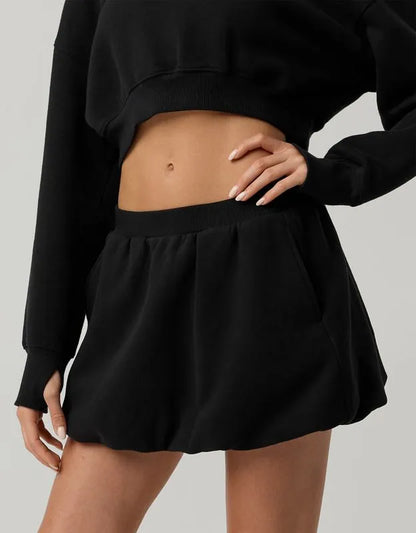 OFFLINE By Aerie Cloud Fleece Bubble Skort