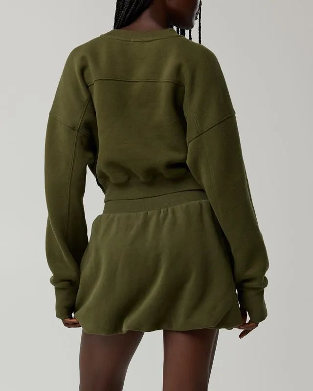 OFFLINE By Aerie Cloud Fleece Bubble Skort