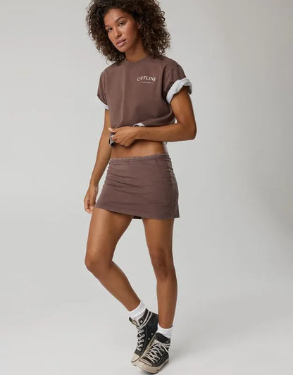 OFFLINE By Aerie OG Cotton MVP Mini Skort