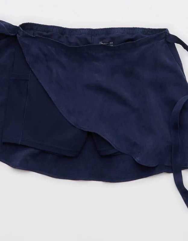 OFFLINE By Aerie You're So Smooth Wrap Skirt