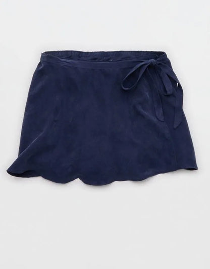 OFFLINE By Aerie You're So Smooth Wrap Skirt