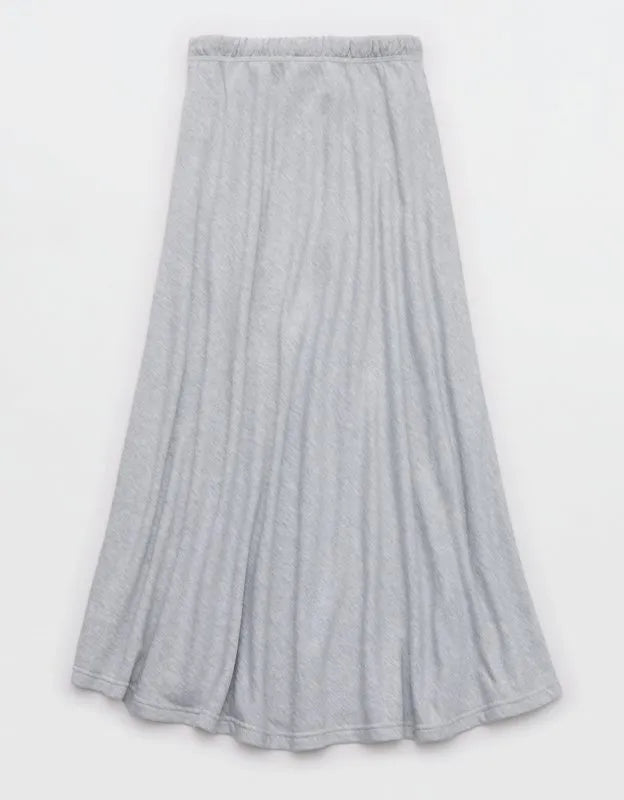OFFLINE By Aerie Keep It 100 Terry Maxi Skirt