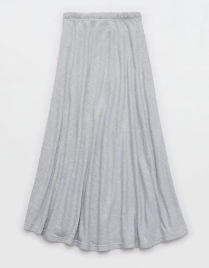 OFFLINE By Aerie Keep It 100 Terry Maxi Skirt