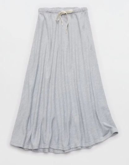 OFFLINE By Aerie Keep It 100 Terry Maxi Skirt