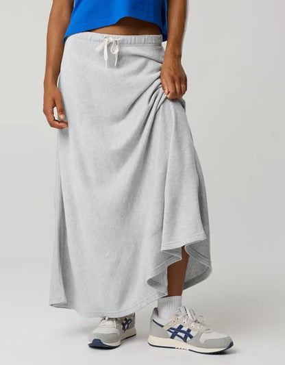 OFFLINE By Aerie Keep It 100 Terry Maxi Skirt