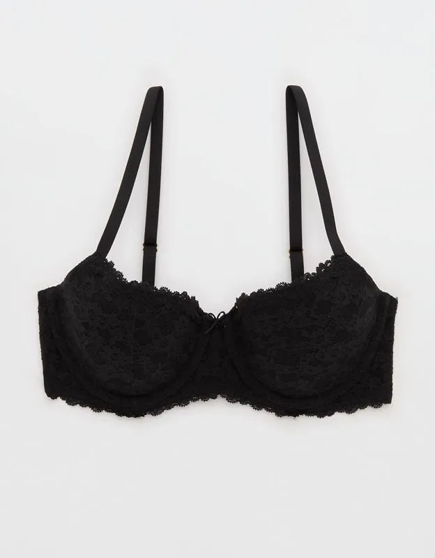 Show Off Vintage Lace Lightly Lined Balconette Bra