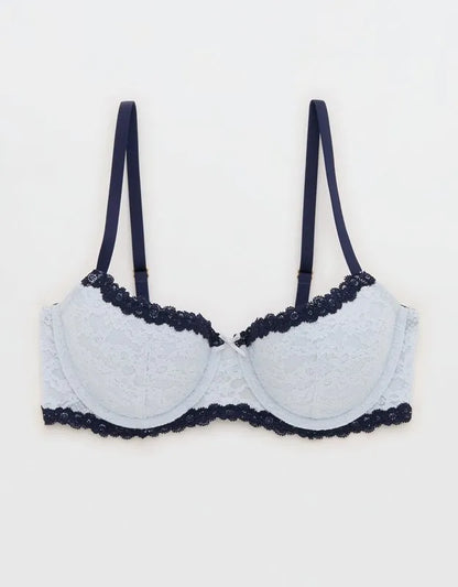 Show Off Vintage Lace Lightly Lined Balconette Bra