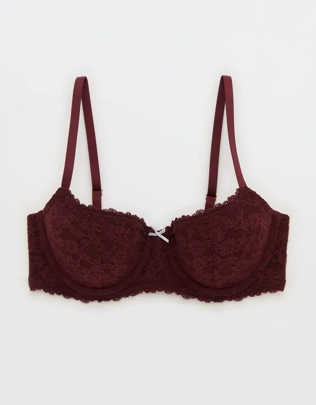 Show Off Vintage Lace Lightly Lined Balconette Bra