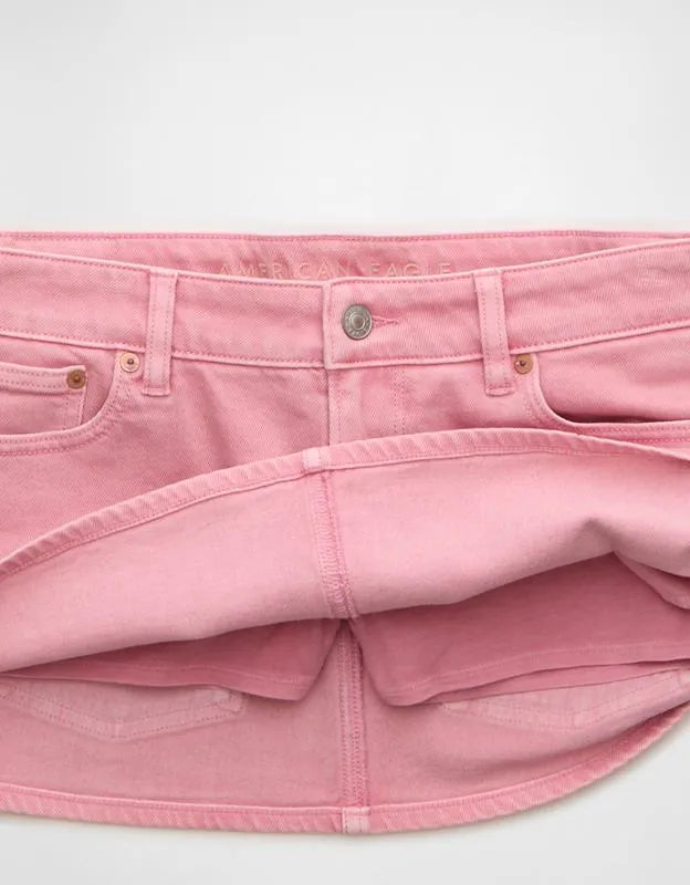 AE Stretch Super Low-Rise Perfect Micro Mini Skirt