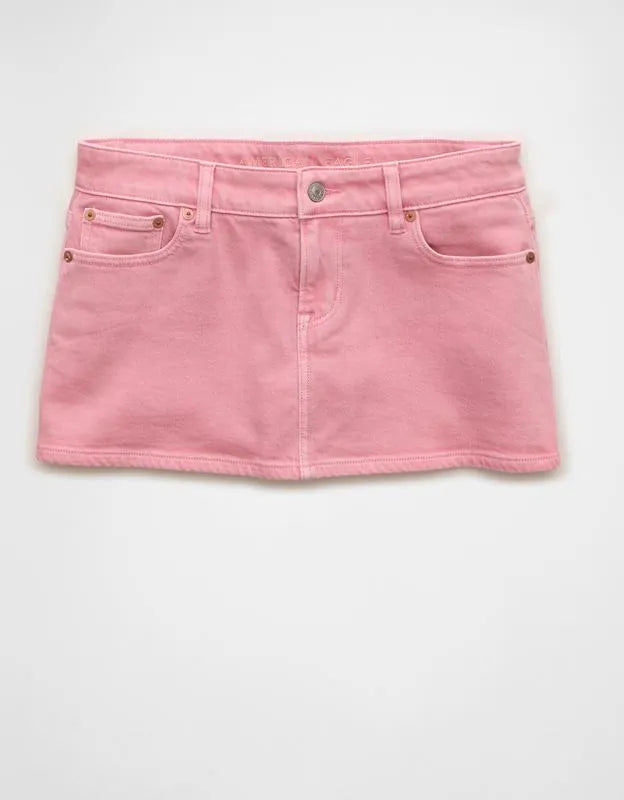 AE Stretch Super Low-Rise Perfect Micro Mini Skirt