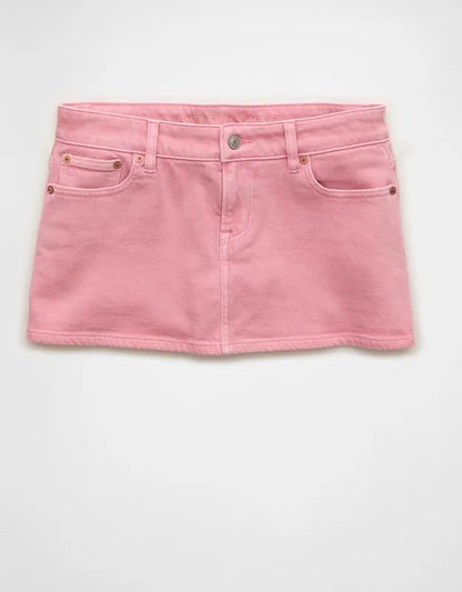 AE Stretch Super Low-Rise Perfect Micro Mini Skirt