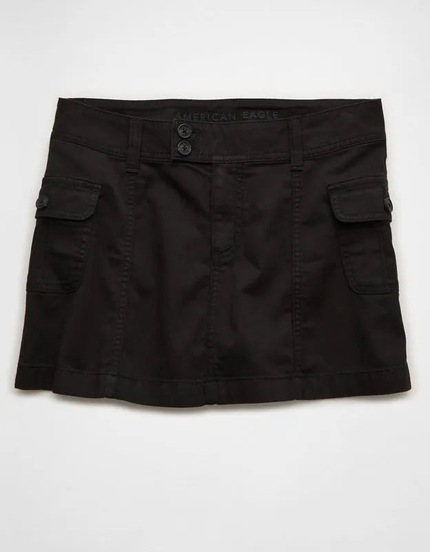 AE Low-Rise A-Line Mini Skirt