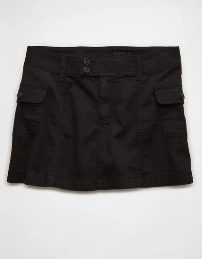 AE Low-Rise A-Line Mini Skirt