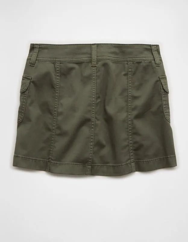 AE Low-Rise A-Line Mini Skirt