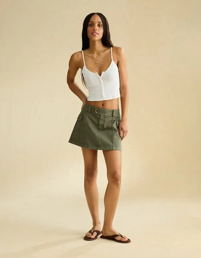 AE Low-Rise A-Line Mini Skirt