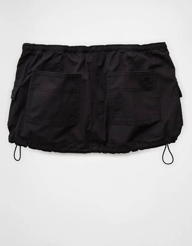 AE Super Low-Rise Cargo Parachute Micro Mini Skirt